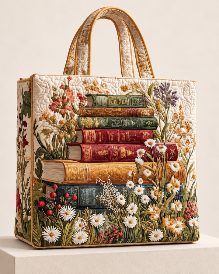 Floral Quilted Tote | Art in Every Stitch