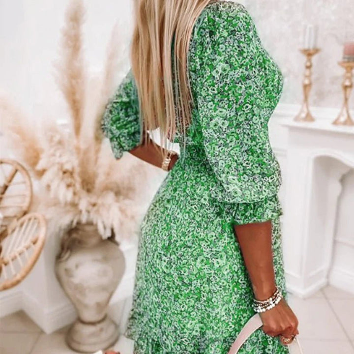 Megan | Elegant Floral Maxi Dress