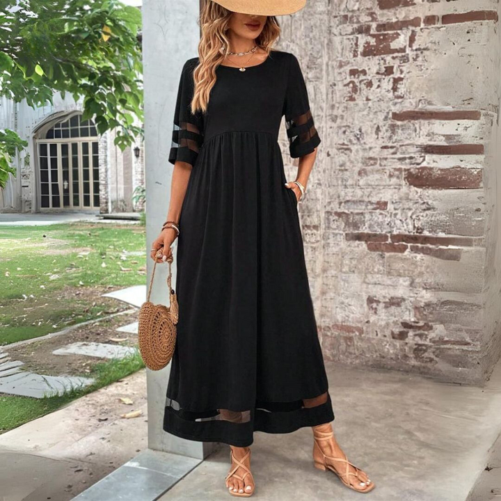 Naledi | Elegant Silhouette Maxi Dress