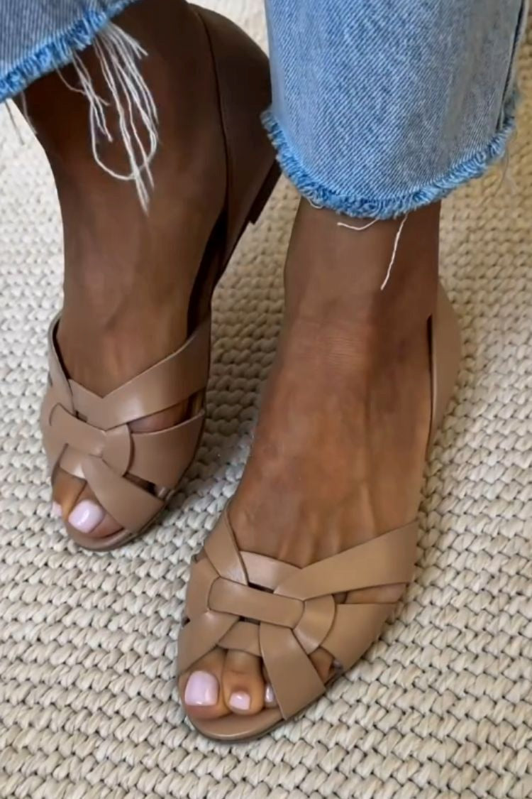 Robyn | Nature Woven Sandals