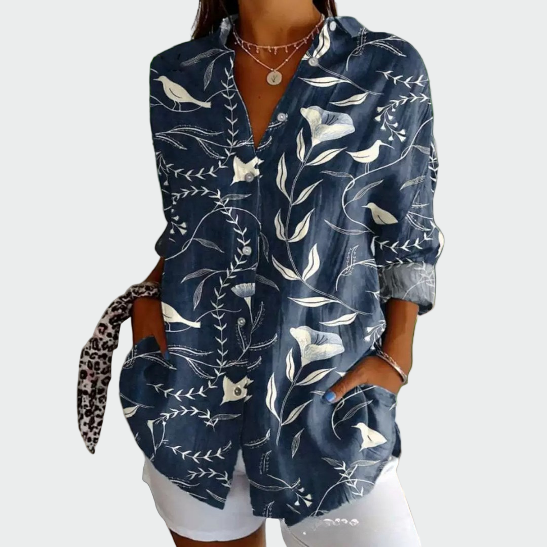 Floral Print Style Shirt