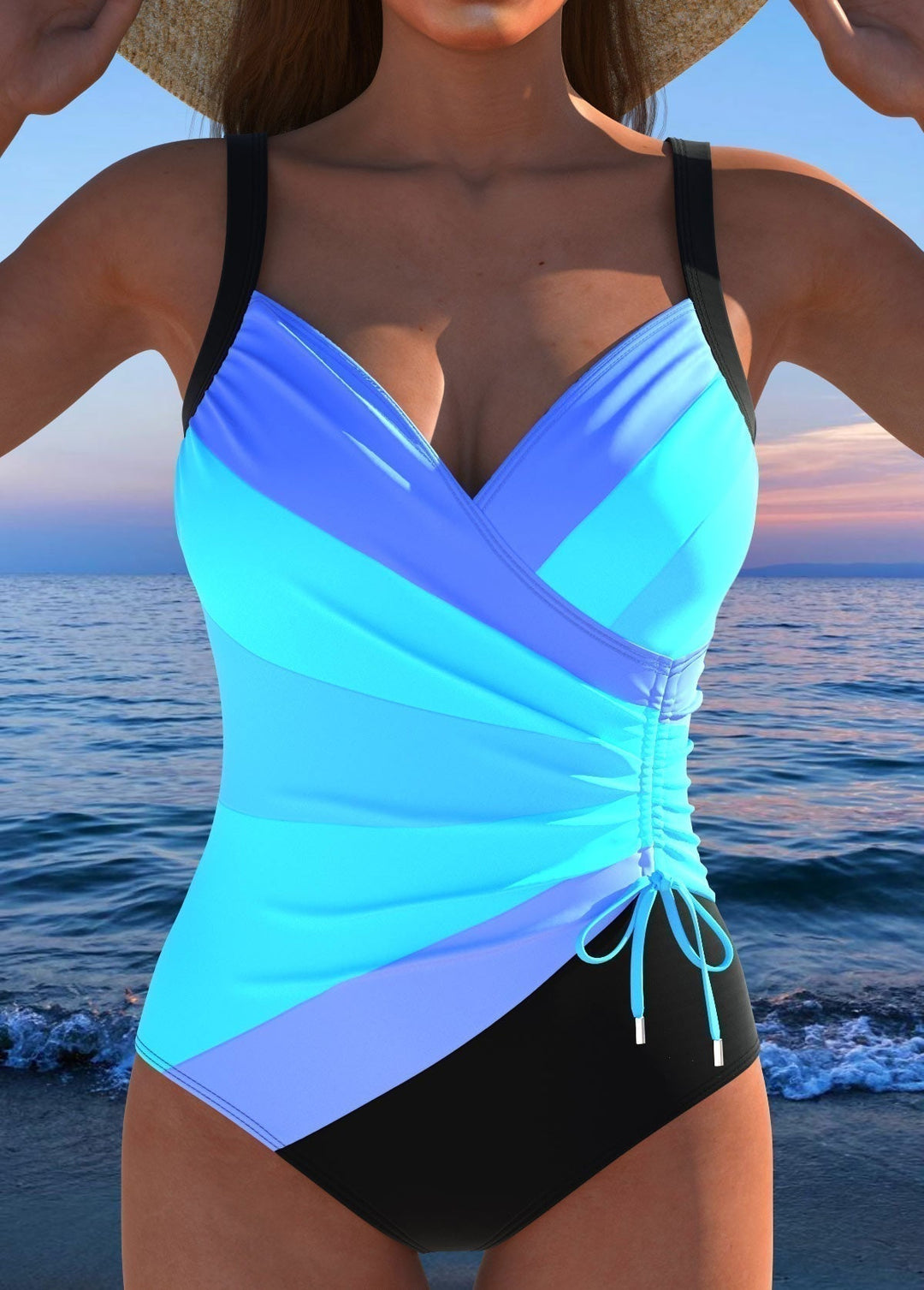 Éloria | Elegant swimsuit with colorful print