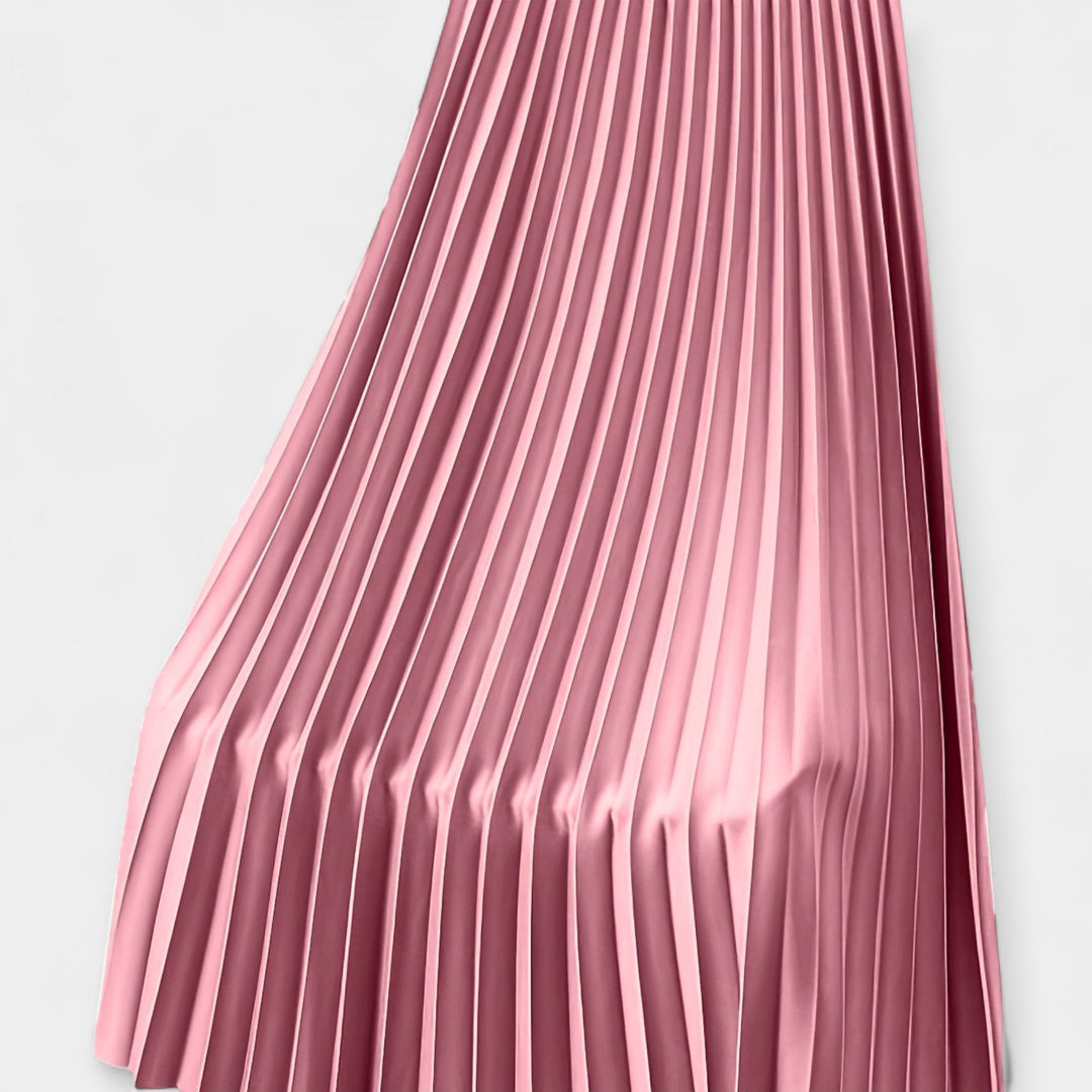 Odette | Satin Pleated Skirt