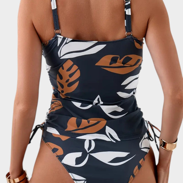 Carmen | Tropical Leaf Print Bikini