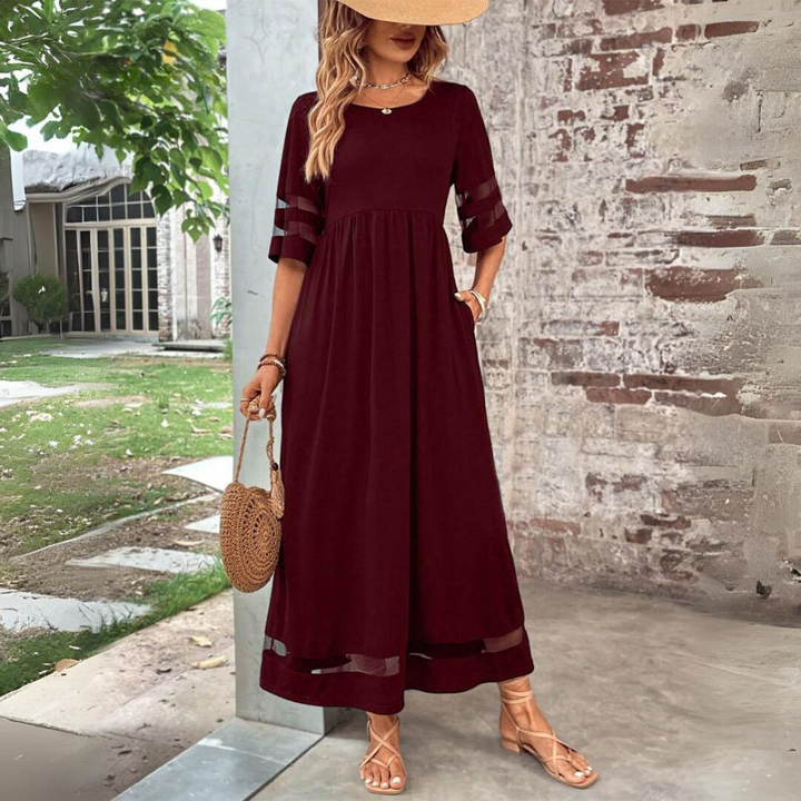 Naledi | Elegant Silhouette Maxi Dress