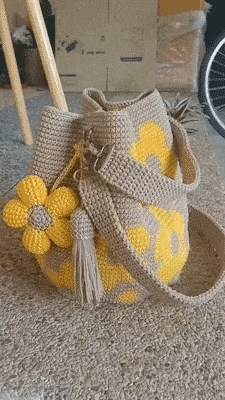 APRIL | Handmade Crochet Flower Bag 🌼✨