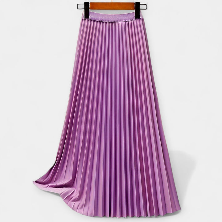 Odette | Satin Pleated Skirt