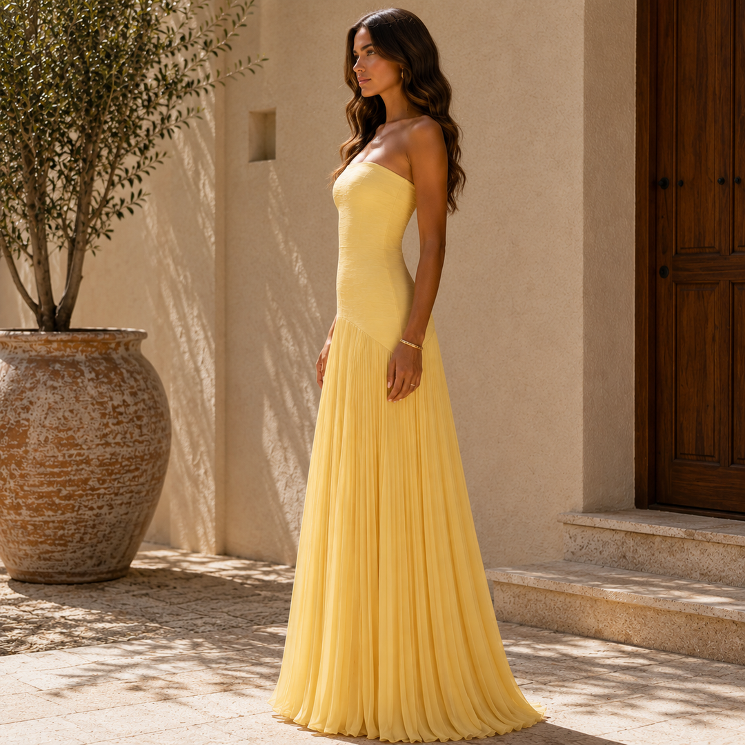 Robyn | Dress with off-shoulder design