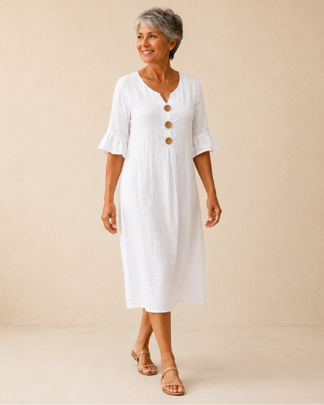 Chanté | Long Sleeve Textured Dress