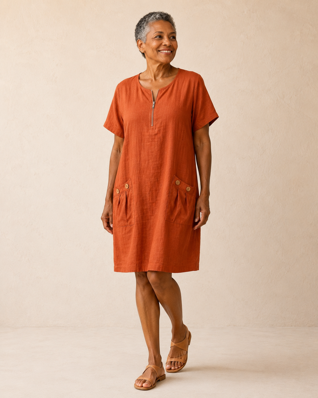 Storm | Maxi Dress with Front Closure
