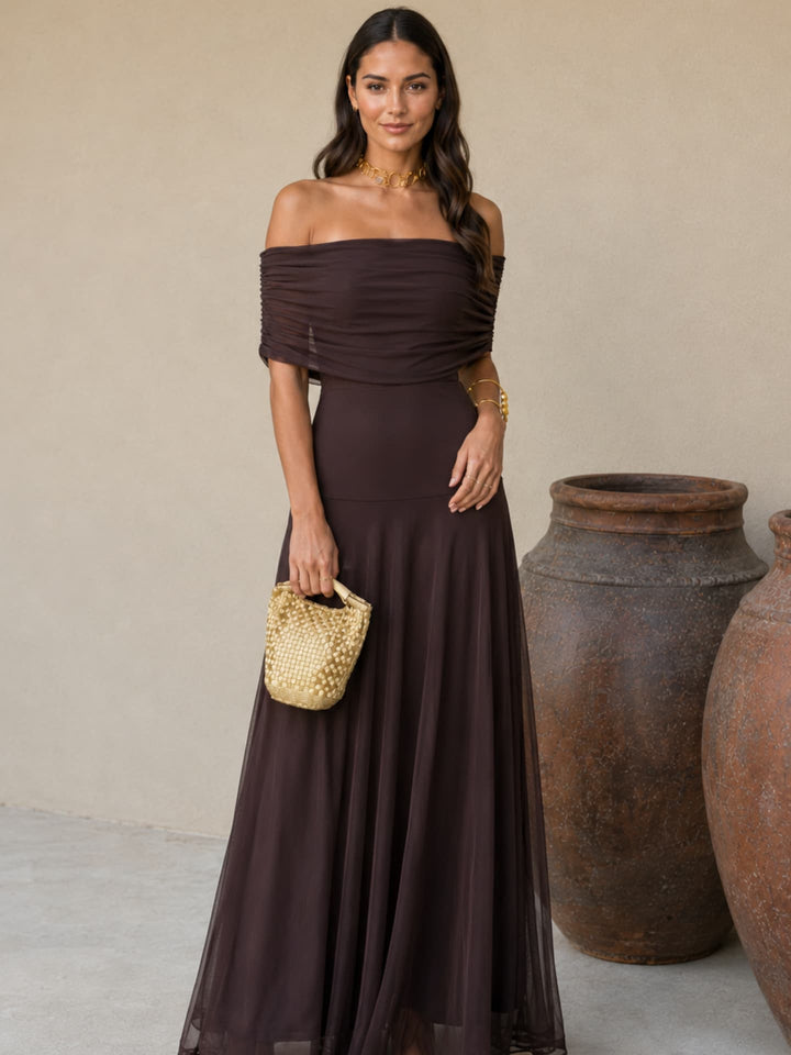 Palesa | Dress in brown