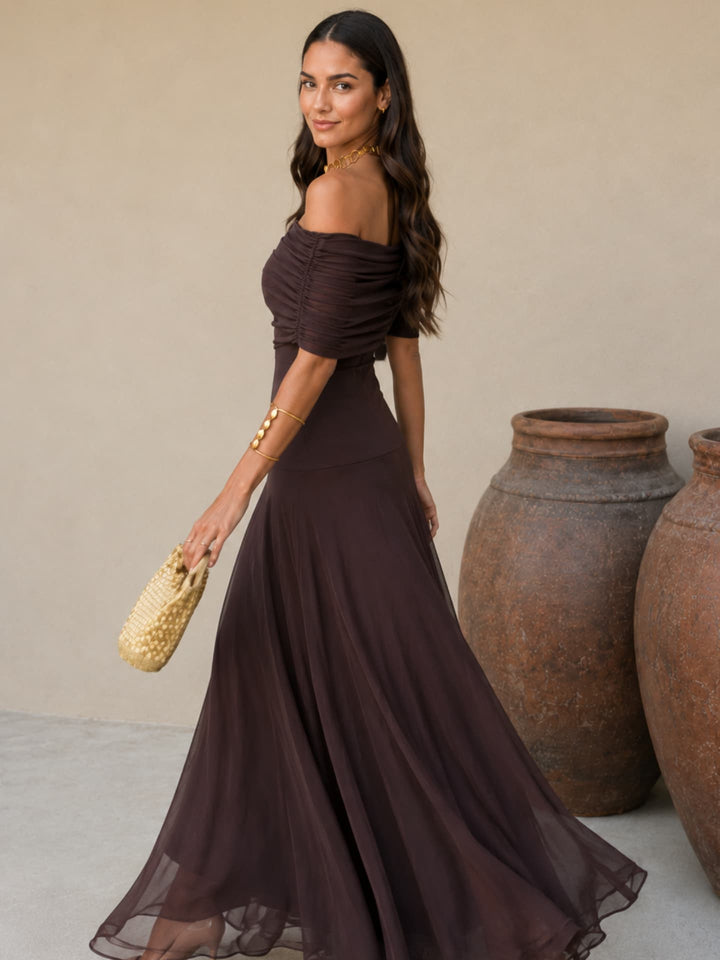 Palesa | Dress in brown