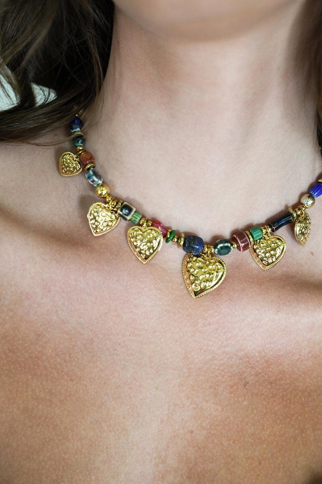 Colourful Heart Necklace