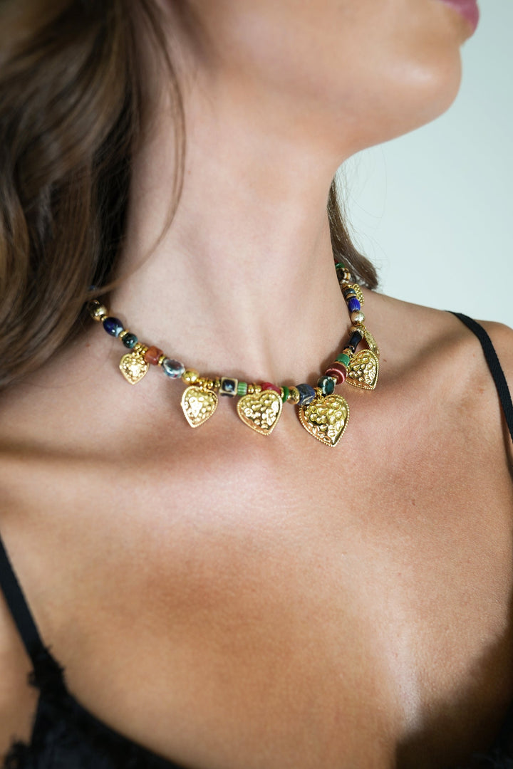 Colourful Heart Necklace