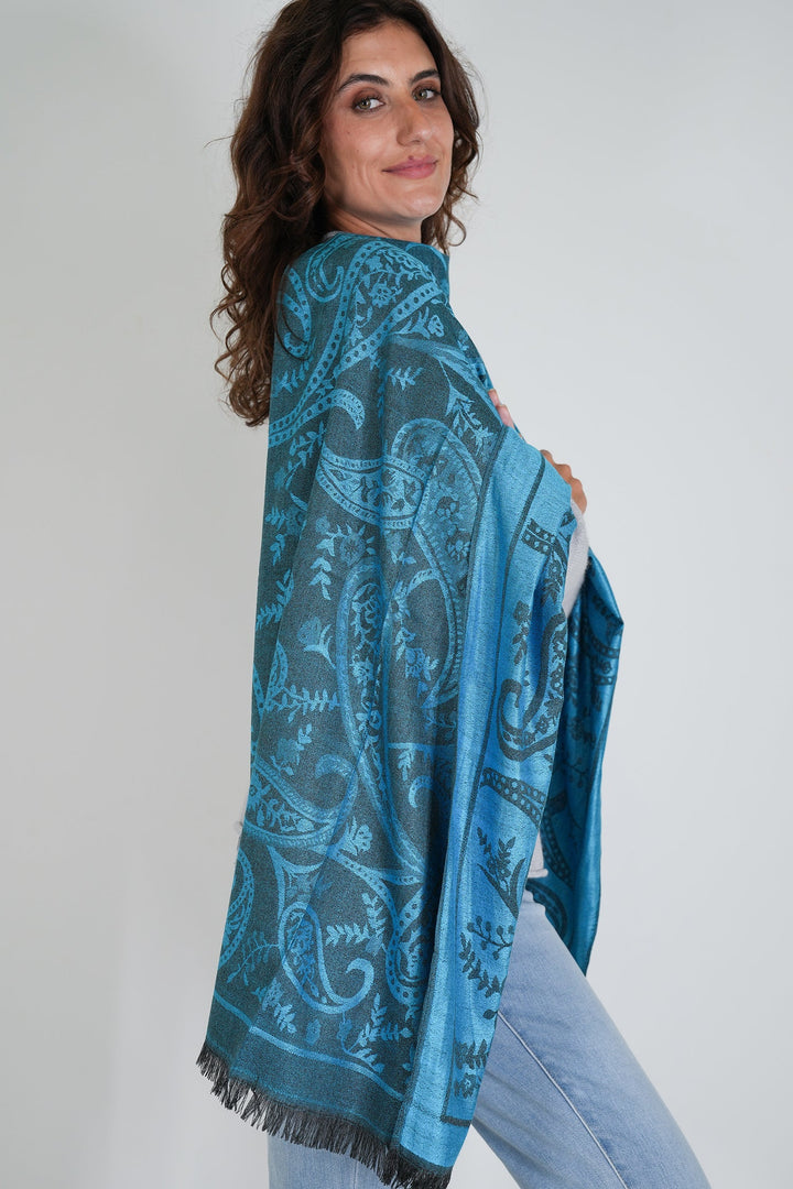Turquoise Debbie Scarf