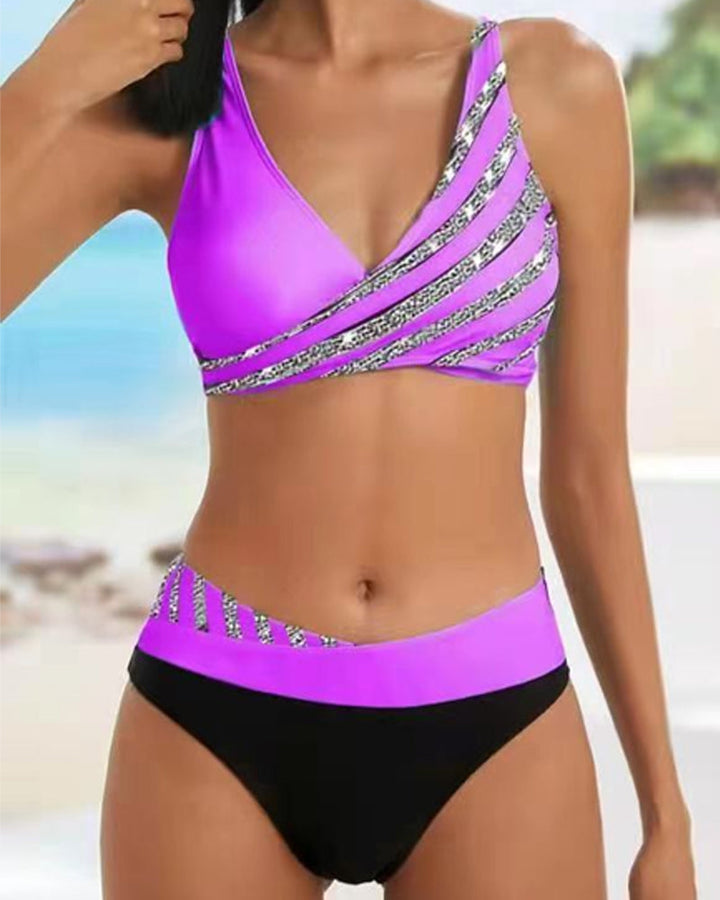 Candela | Printed Bikini in Warm Tones