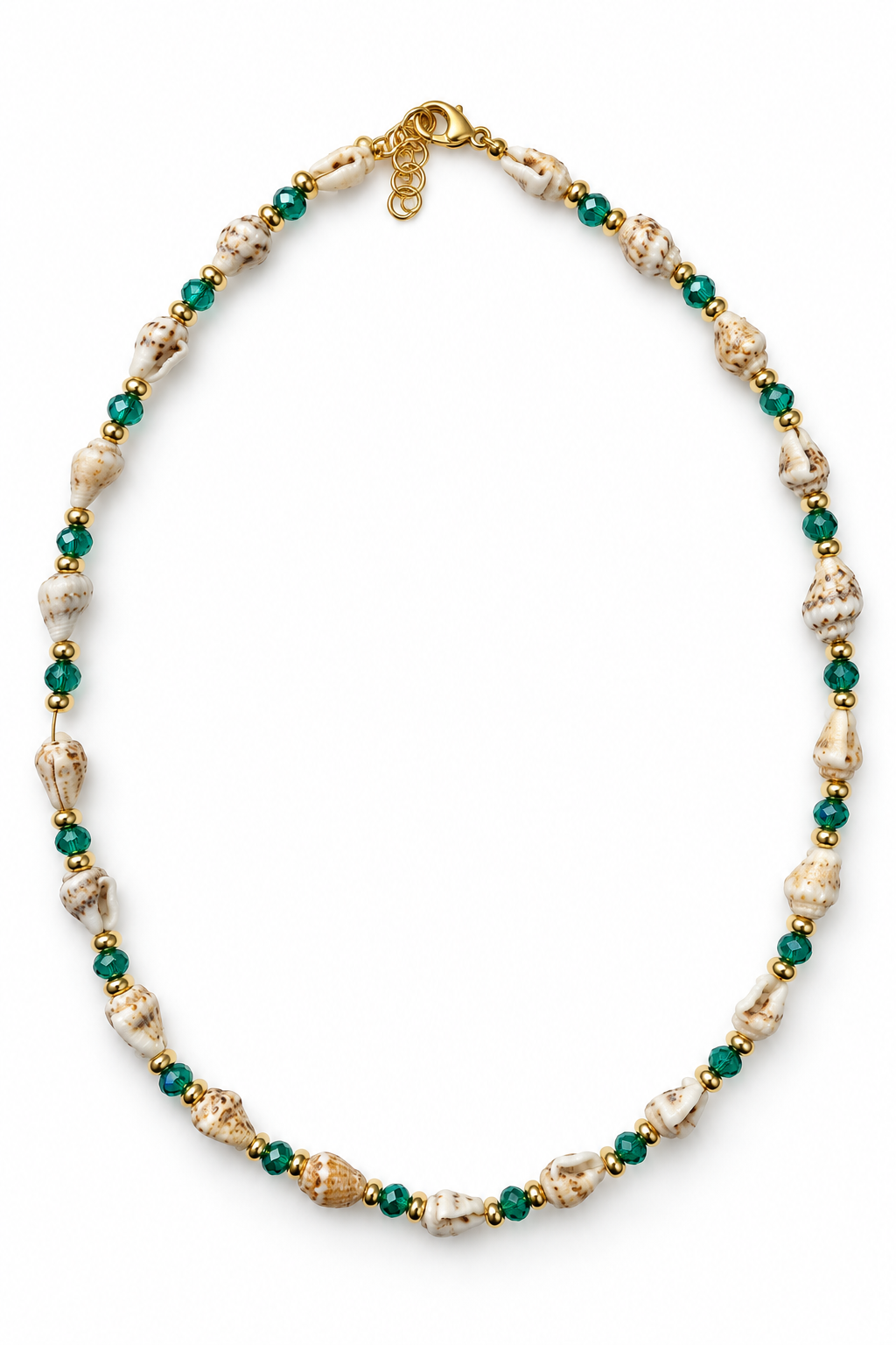 Emerald Shell Necklace