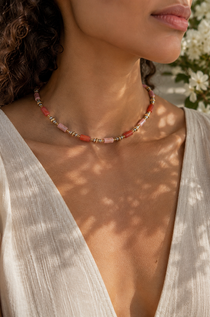 Pink Fiona Necklace