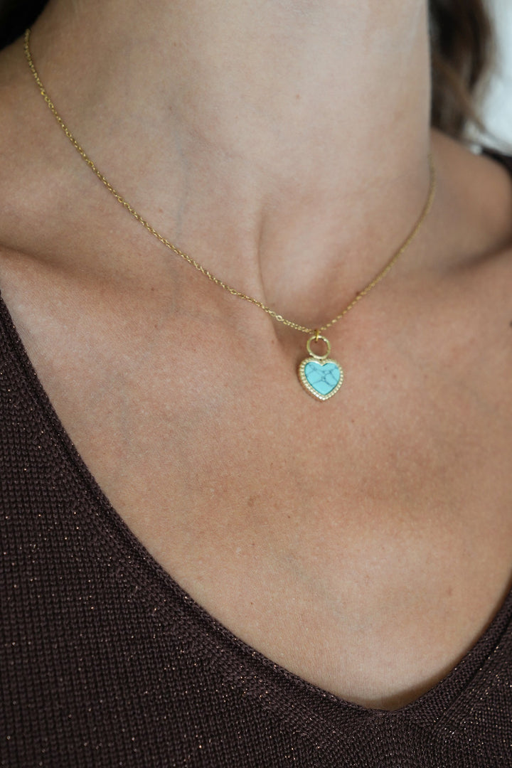 Turquoise Love Necklace