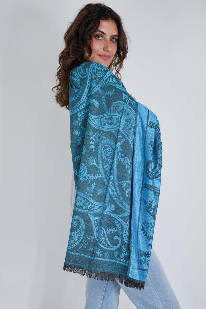 Turquoise Debbie Scarf
