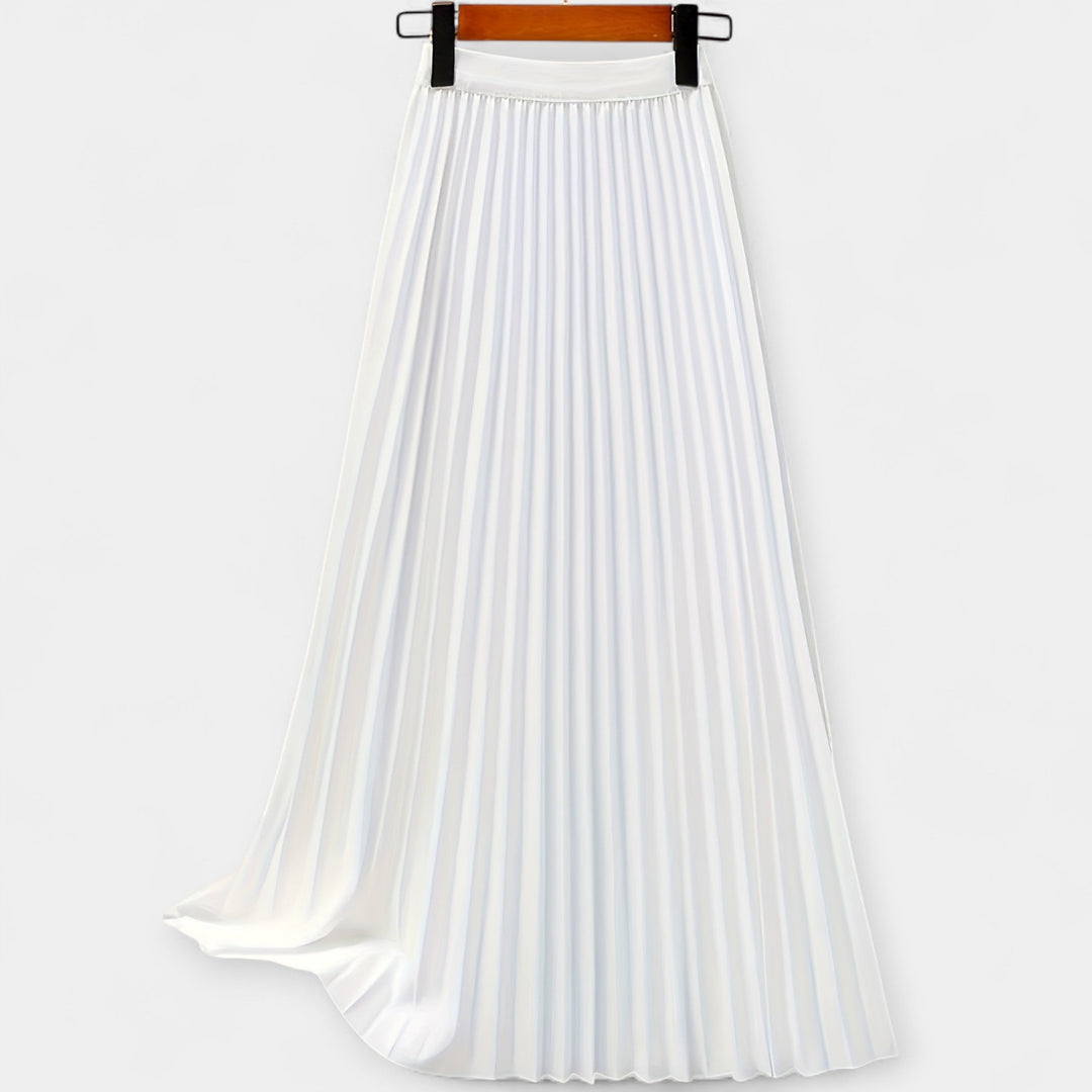 Odette | Satin Pleated Skirt