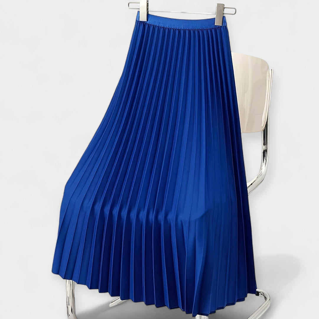 Odette | Satin Pleated Skirt