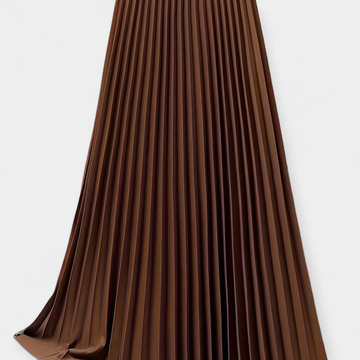 Odette | Satin Pleated Skirt
