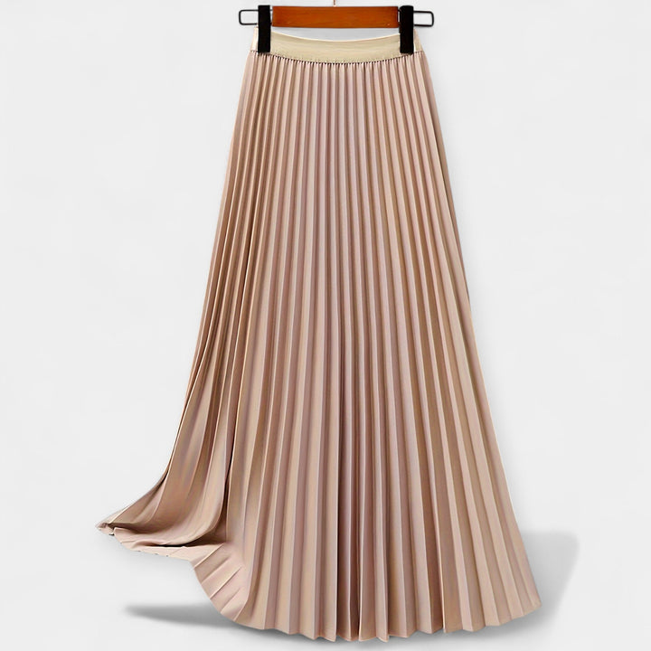 Odette | Satin Pleated Skirt