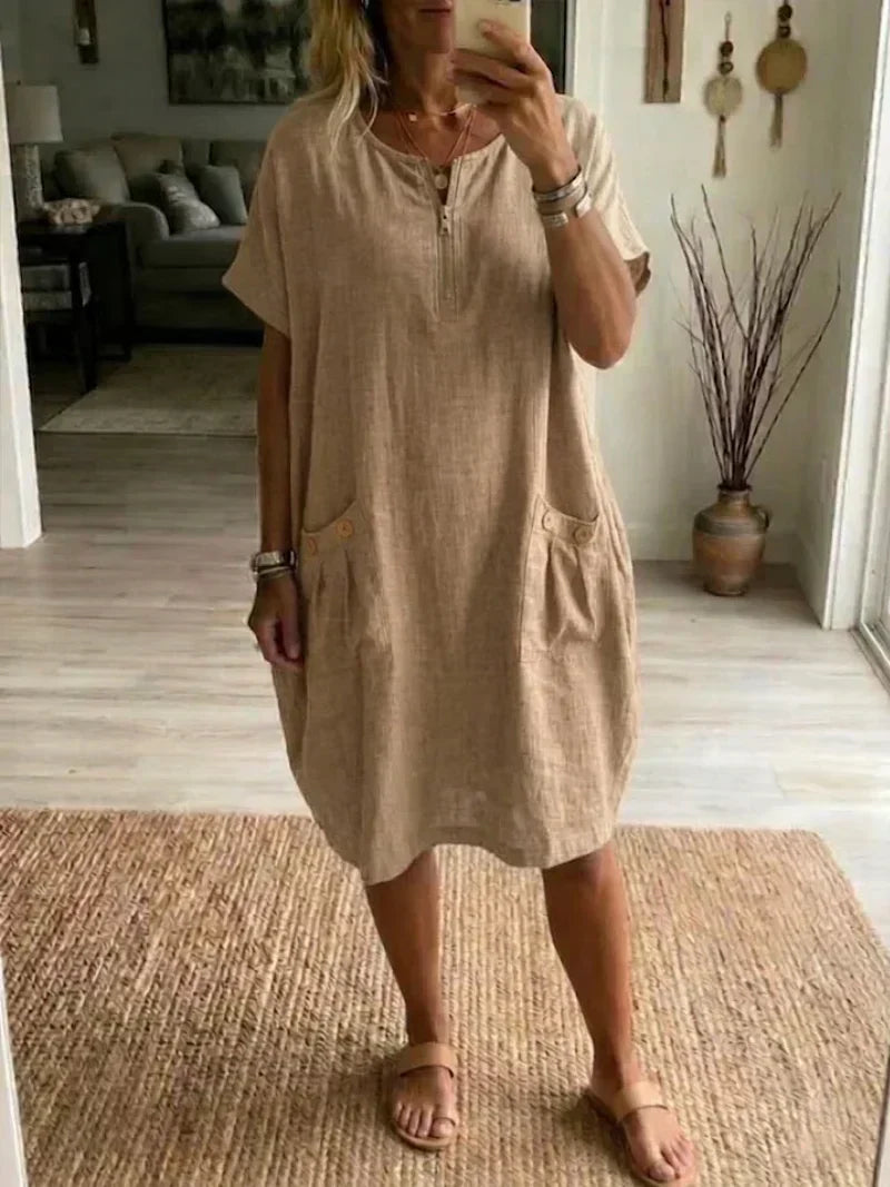 Storm | Maxi Dress with Front Closure