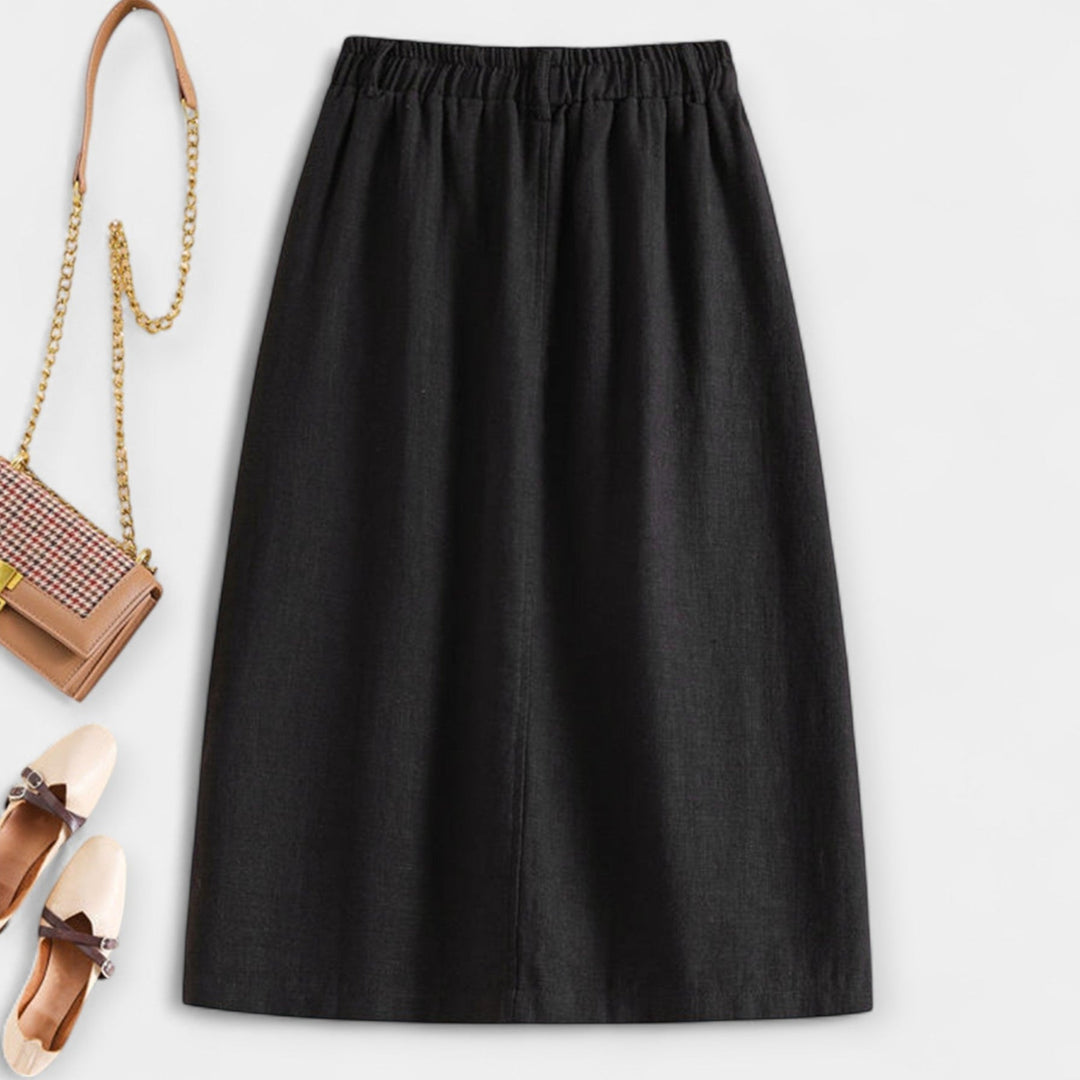 Nadia | Midi Skirt with Belt