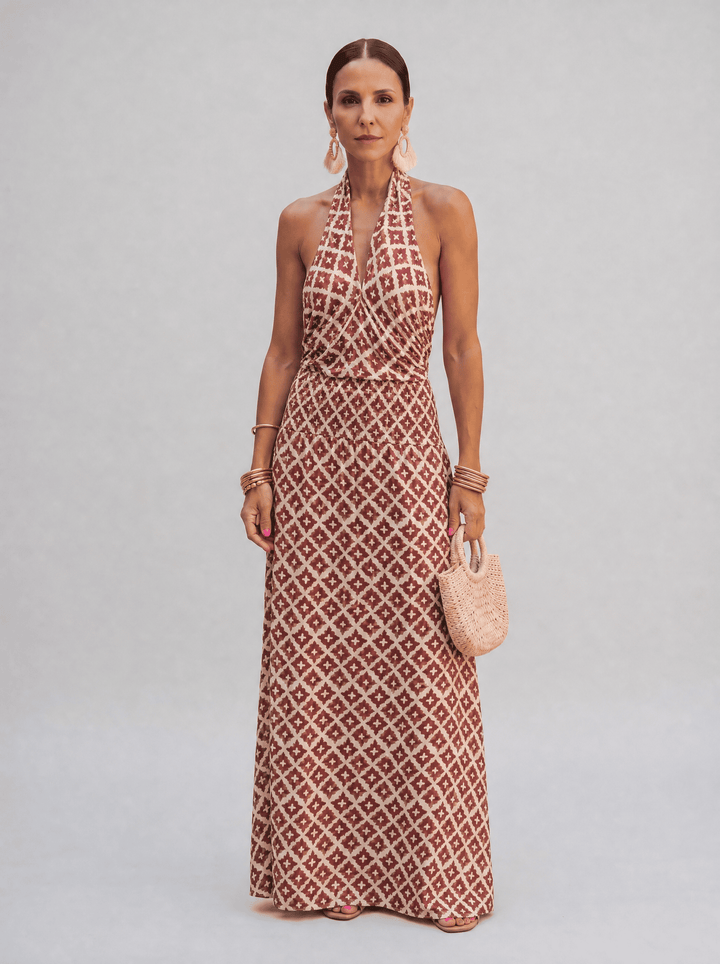 Marike | Elegant Dress with Off-Shoulder Design