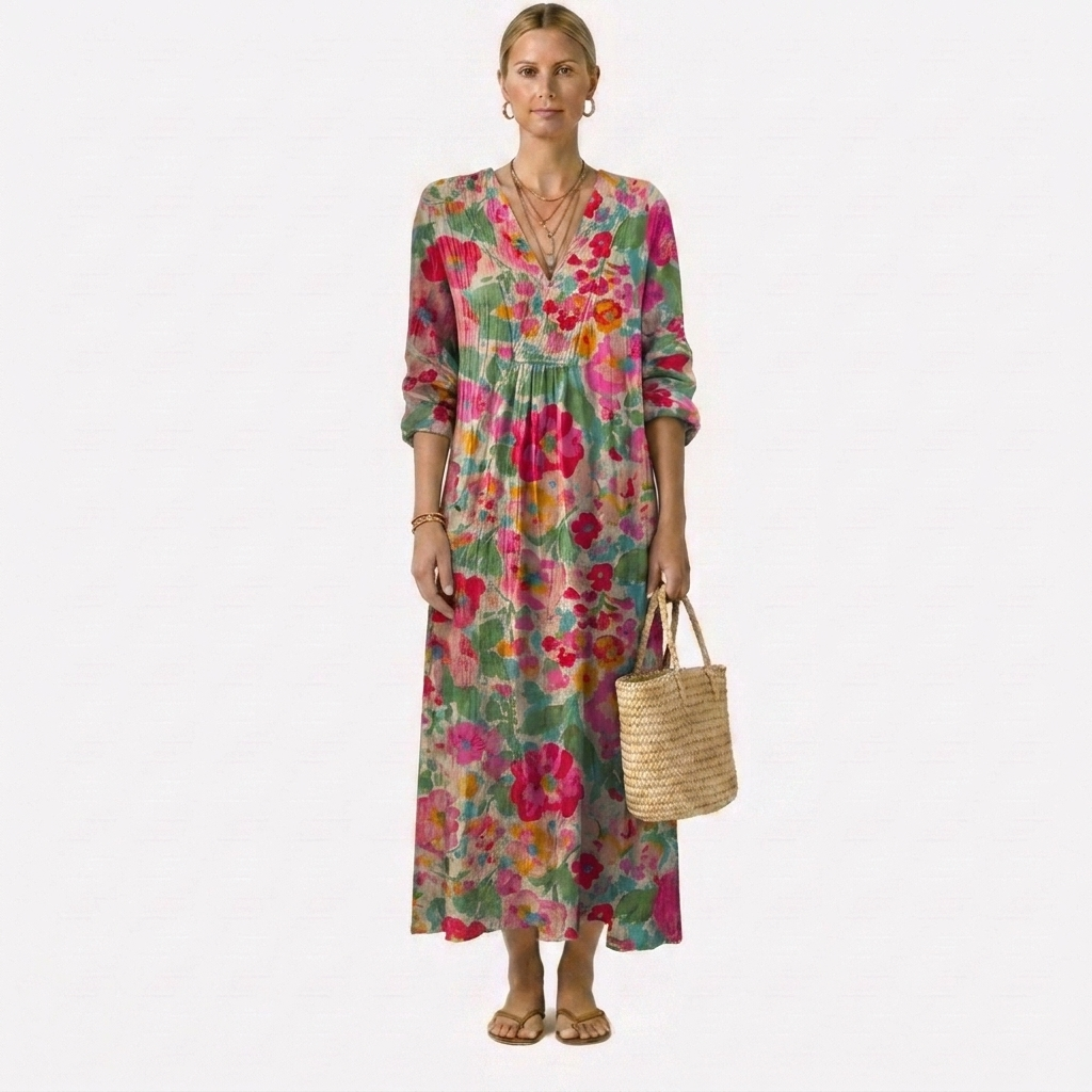 Palesa | Elegant Floral Dress