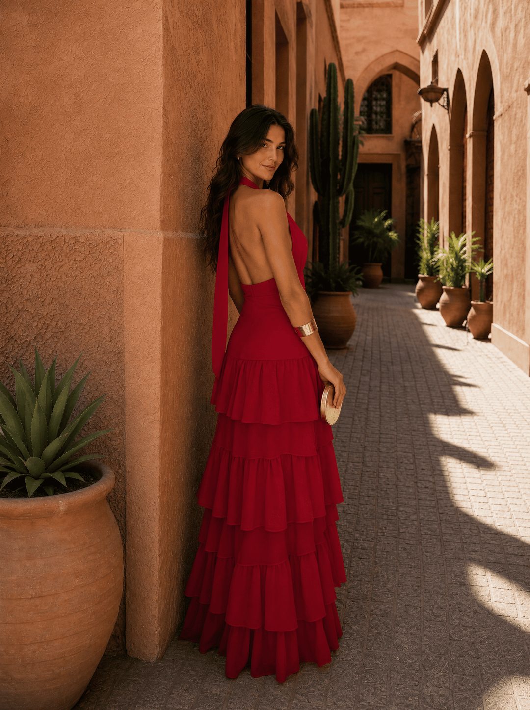 Kirsten | Dress in red