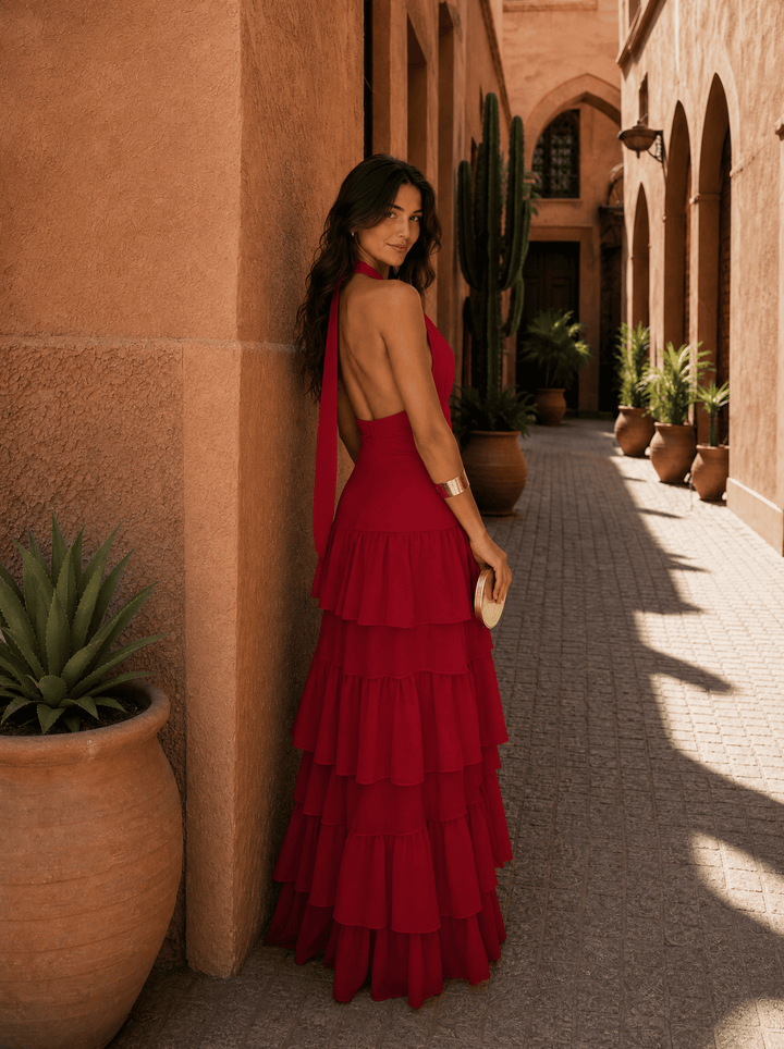 Kirsten | Dress in red